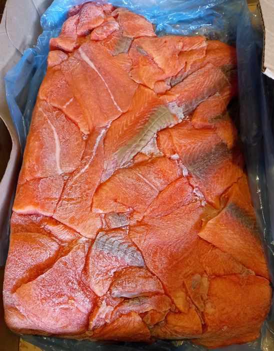 Куски Лосося б/ш с/м (2*10) 20кг