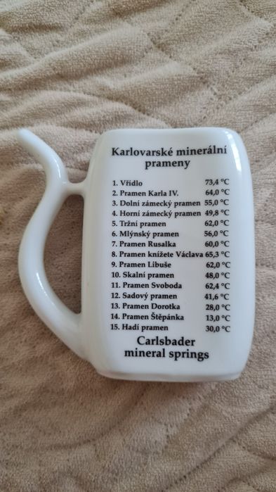 Dzbanek do napoju KARLOVY VARY PÍTKO 9,5 cm