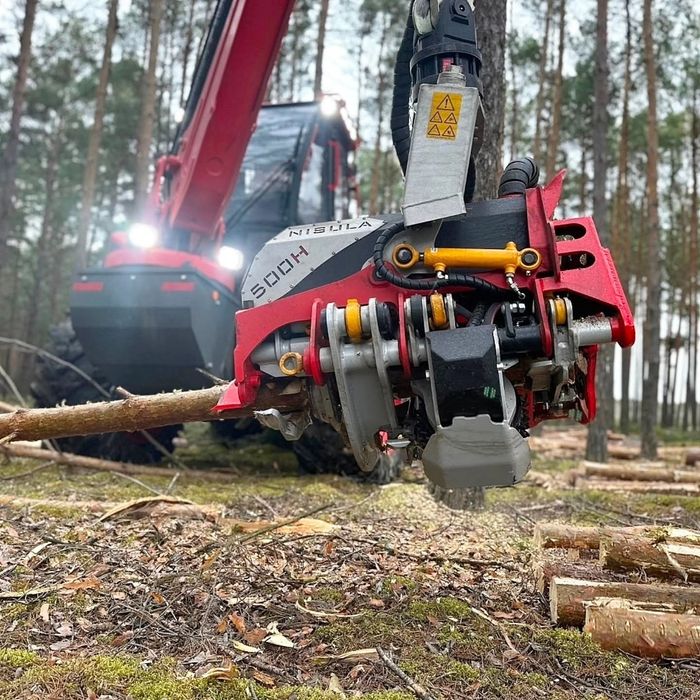 Głowica harvesterowa Nisula 500H 50cm ścinki do  harvester koparka