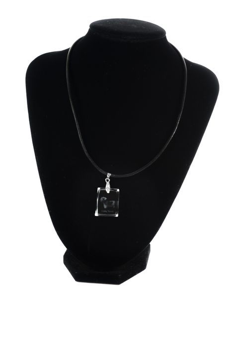 Schapendoes wisiorek kryształowy z psem Art-Dog