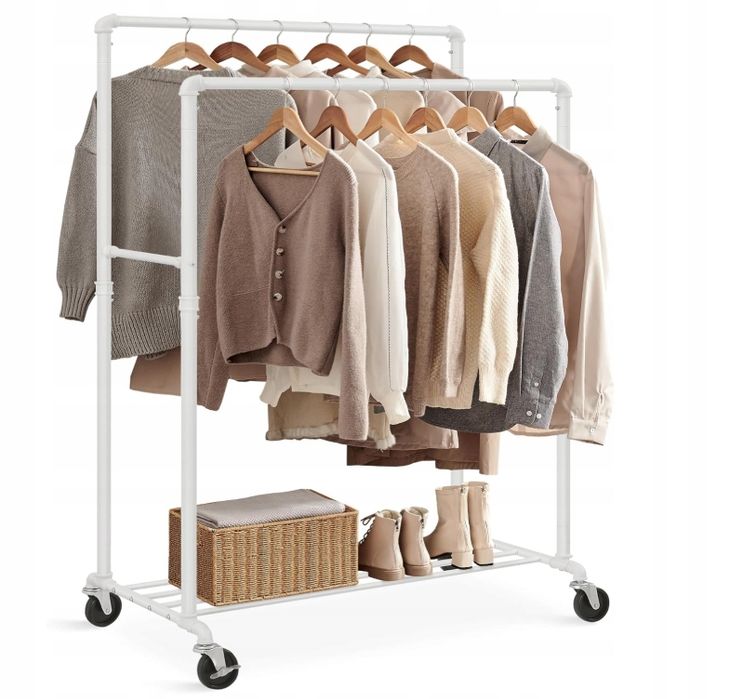 Wieszak Na Ubrania  Do 110 Kg Songmics Hsr060W01V1 Powystawowy