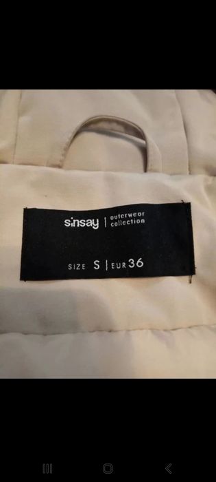 Kurtka zimowa parka Sinsay rozm. S 36