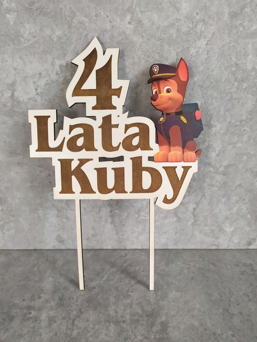 Topper na tort urodzinowy dekoracja