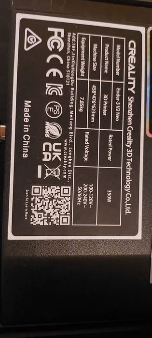 Creality Ender-3 V2 Neo como novo