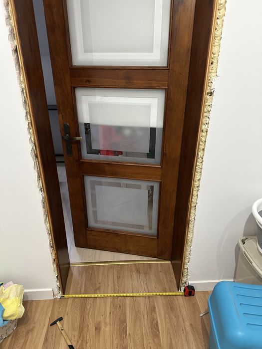 Drzwi wewnętrzne drewniane