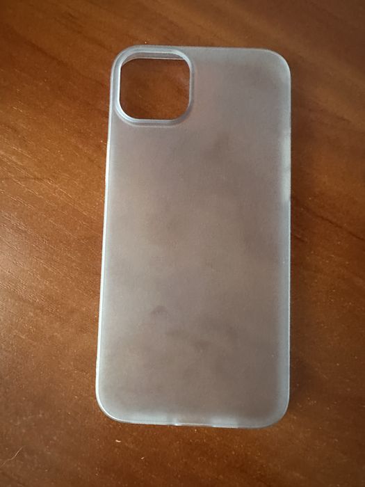 Чохол на iphone 14 plus коричневий з ремінцем