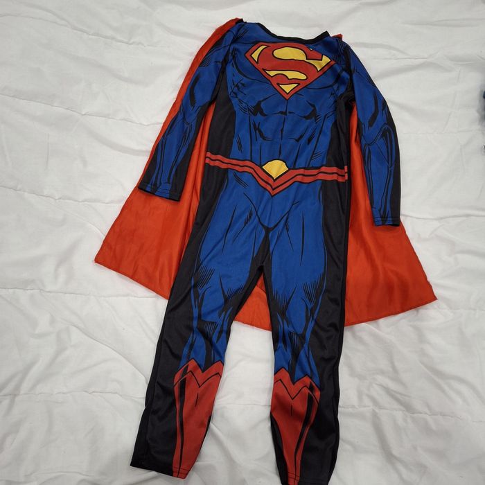 Fato carnaval super homem 4/6 anos