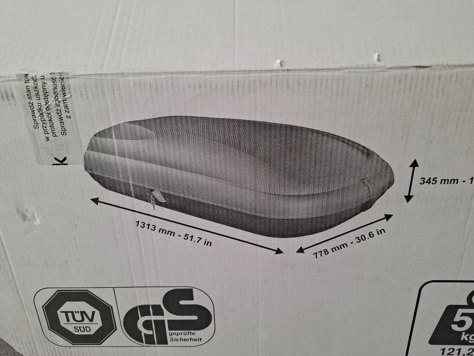 Bagażnik na dach plus box