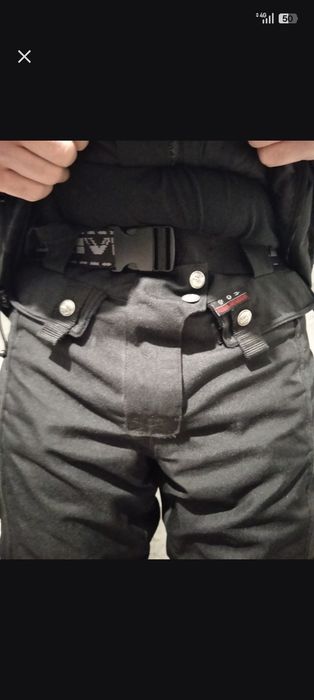 Мотокостюм DRIVE Polo текстиль чёрный демисезон — куртка L,