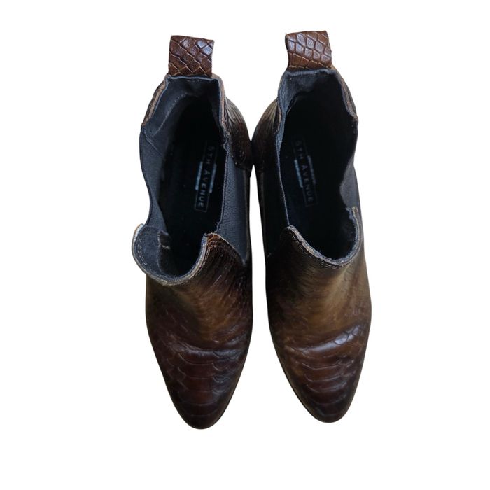 Buty Botki Skórzane 5TH Avenue Lavorazione Artigiana 38