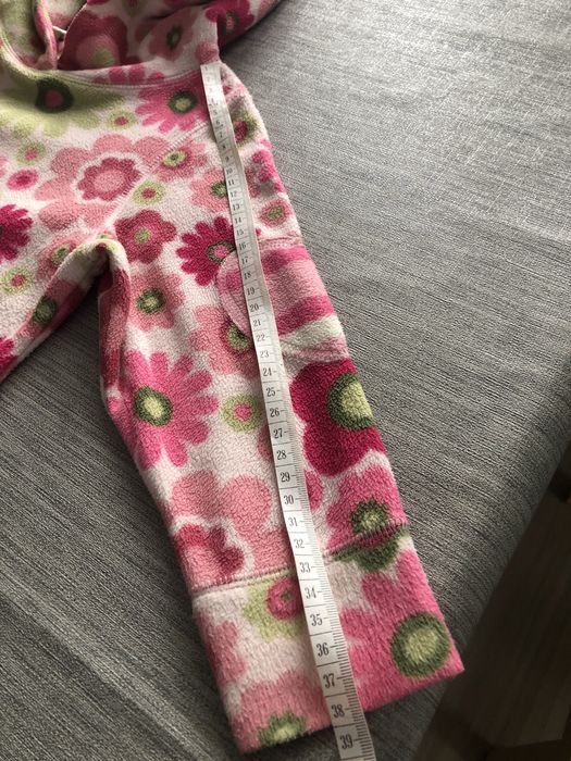 Bluza polarowa kwiaty r.98