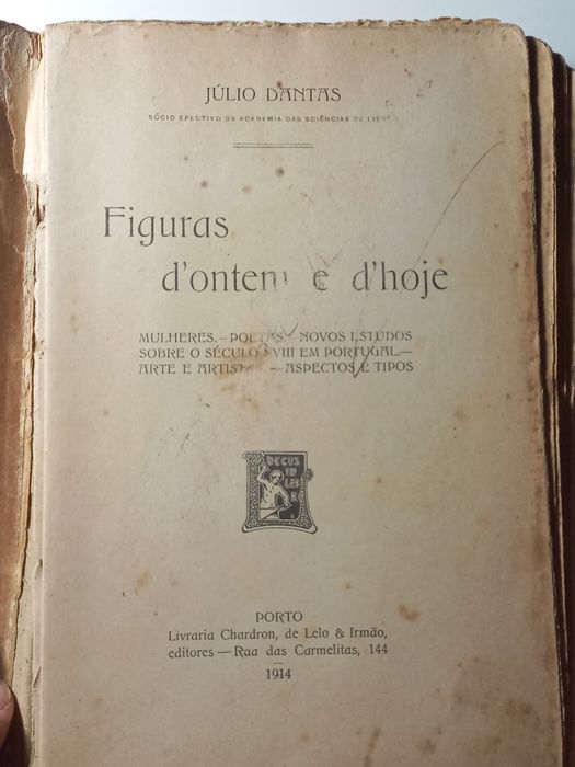 Figuras d'ontem e d'hoje de Júlio Dantas