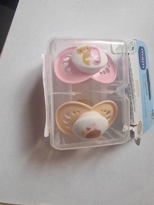 Smoczek MAM Original symetryczny silikon 16 m + - 2 sztuki