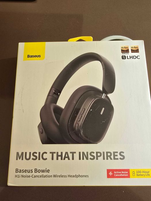 Fones Bluetooth Baseus Bowie H1i | Cancelamento Ruído (Bateria 100h)