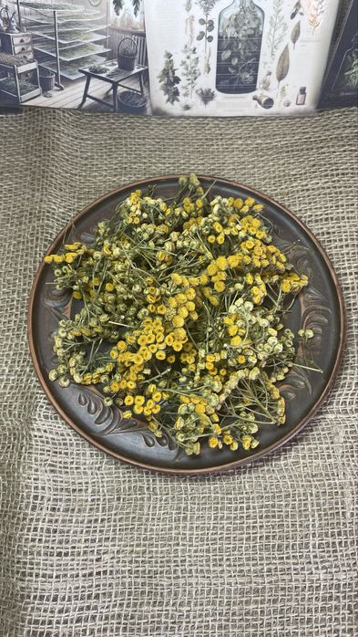 Суцвіття пижмо сушене, лікарські трави