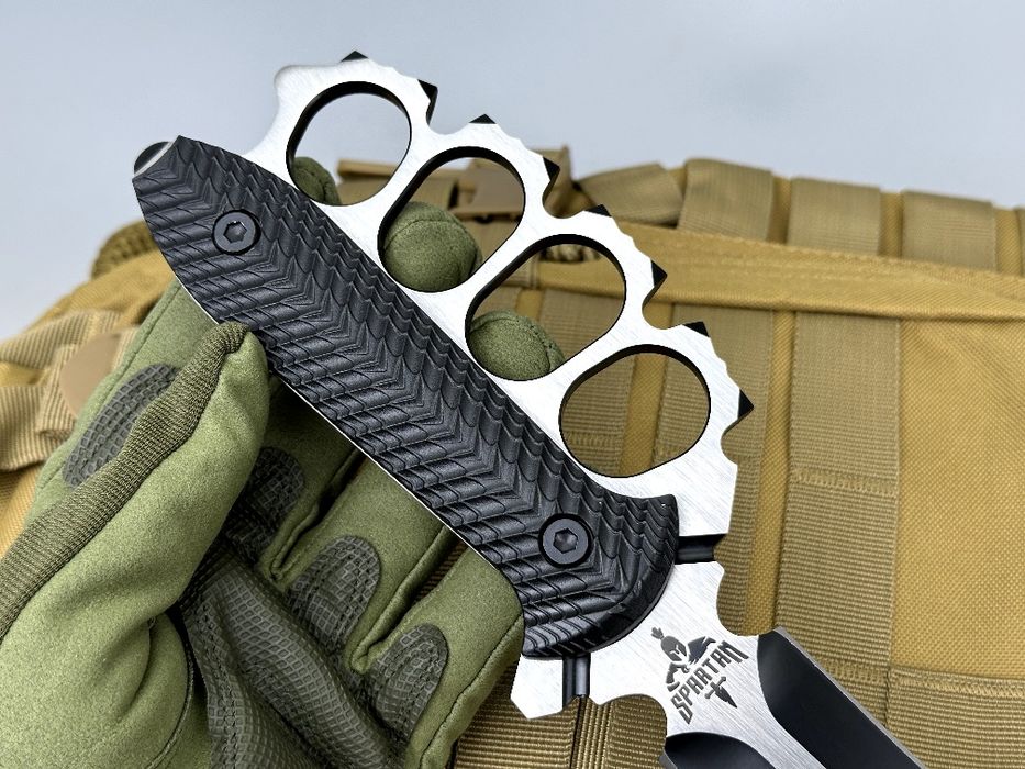 Тактичний ніж Фултанг.  Нож с защитой для руки