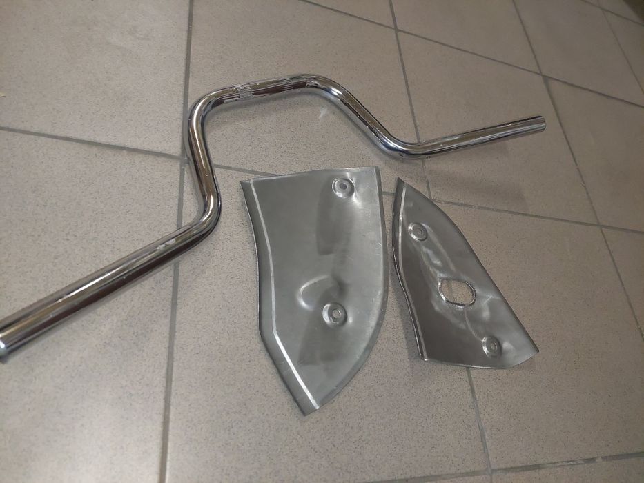 Nowy kpl oslony boczne boczki rama romet komar+kierownica pl