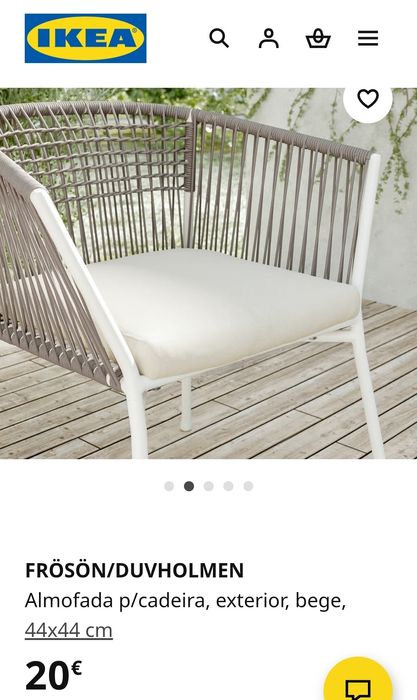 4 Almofadas IKEA Jardim