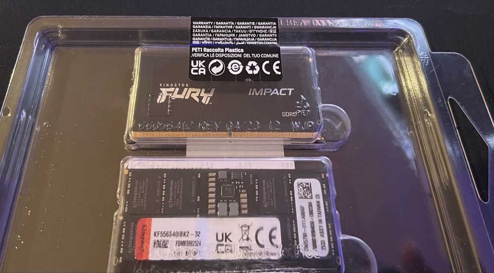 pamięć ram ddr5 kingston fury 32 gb (2x16) 5600mhz laptop