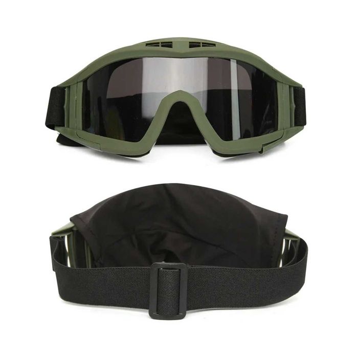Óculos Tácticos Motociclismo com 3 Lentes Intermutáveis