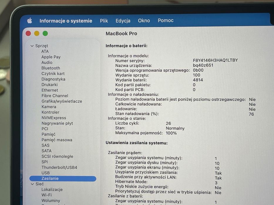 2023 MacBook Pro A2918 14" M3 16GB 512 GB