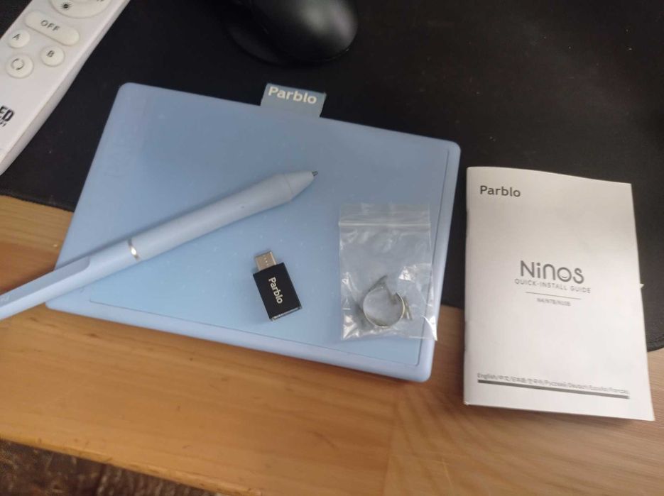 Графічний планшет Parblo Ninos N4 (Blue) — Ідеальний стан