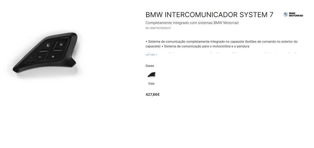 capacete bmw system 7 carbon evo + intercom system 7
