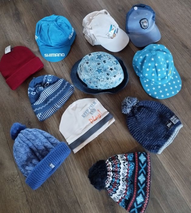 Шапки деми, зима, кепки  размер 49-55