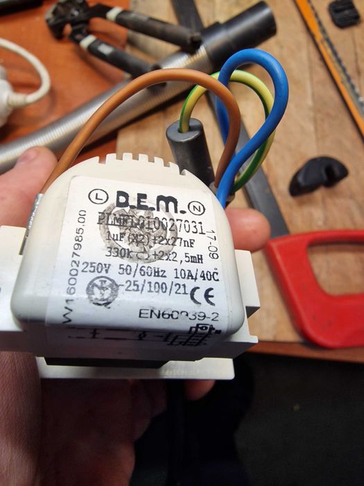 Filtr przeciw zakłóceniowy  zmywarki z kablem