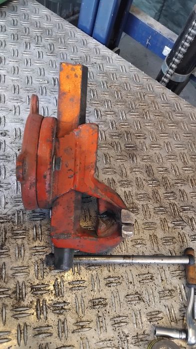 Imadło obrotowe niemieckie 120mm solidne stalowe