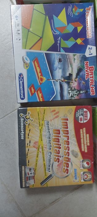 Jogos science4you. Caixas seladas
