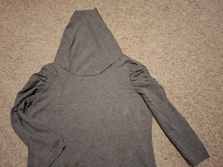 Szara bluzka z golfem kołnierzem Esprit