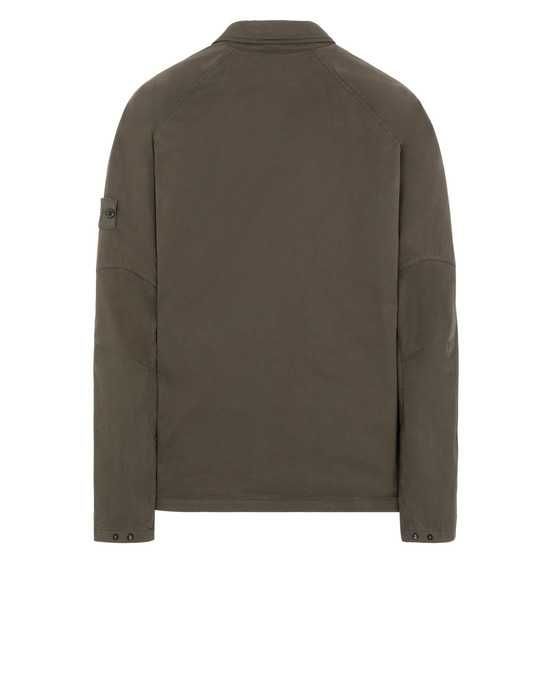 Куртка-сорочка STONE ISLAND 123F2 Ghost Piece Overshirt Khaki SI0106