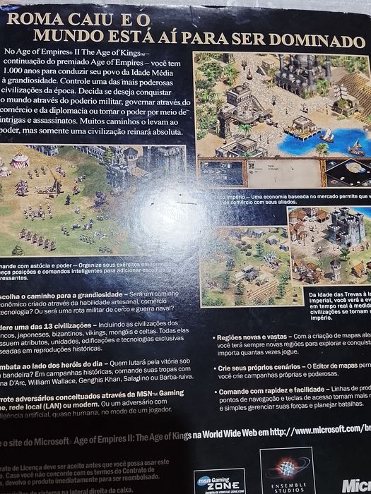 Caixa de jogos de PC bom estado