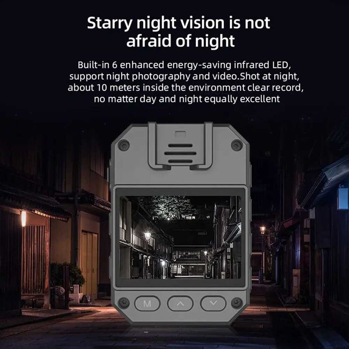 Міні-камера Full HD 1080P 2-дюймовий екран Відеореєстратор Охорона