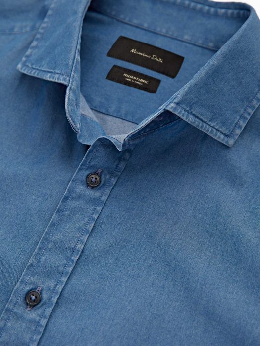 Новая рубашка Massimo Dutti Деним M-ка Испания