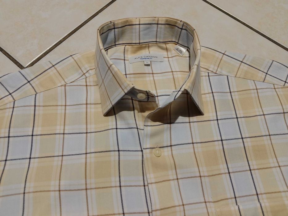 ALEX CANNON USA - NOWA! z LOGO Markowa Koszula Męska rozmiar XL