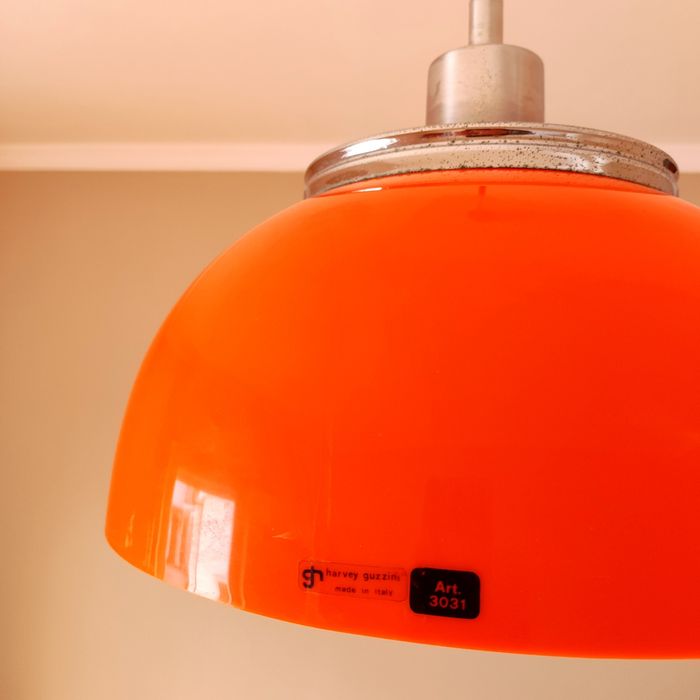 Candeeiro teto italiano - Harvey Guzzini - Vintage