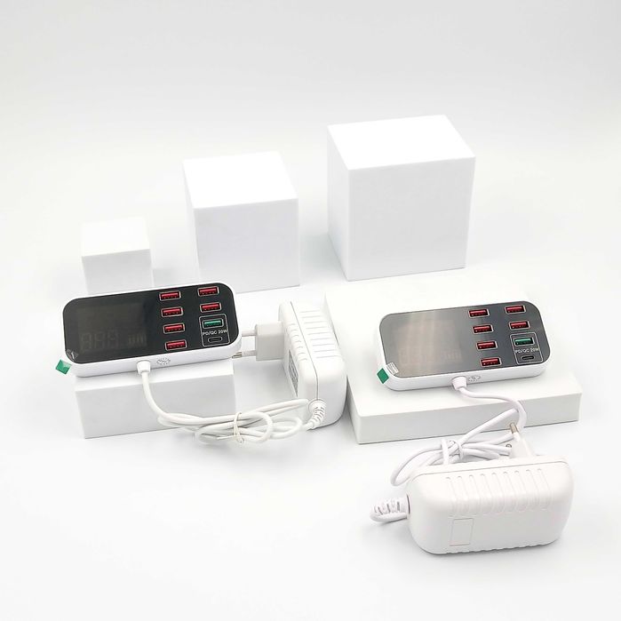 Ładowarka USB C 40W stacjia naścienna ASOMTECH