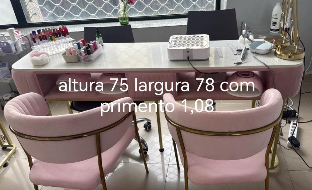Móveis em ótimo estado para espaço de Estética, Cabelo, Nail Design e Pedicure .