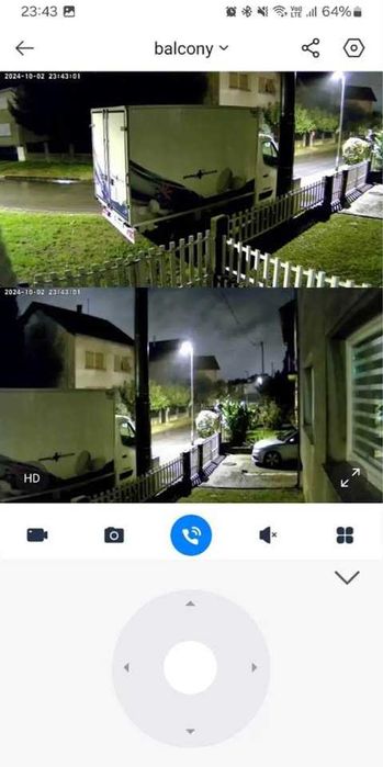 Câmera Wi-Fi 2 lentes - Para parede, teto ou pousar