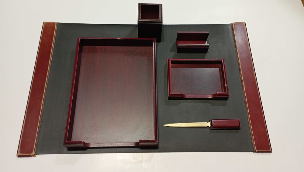 Настільний набір для керівника (6 предметів). Дерево