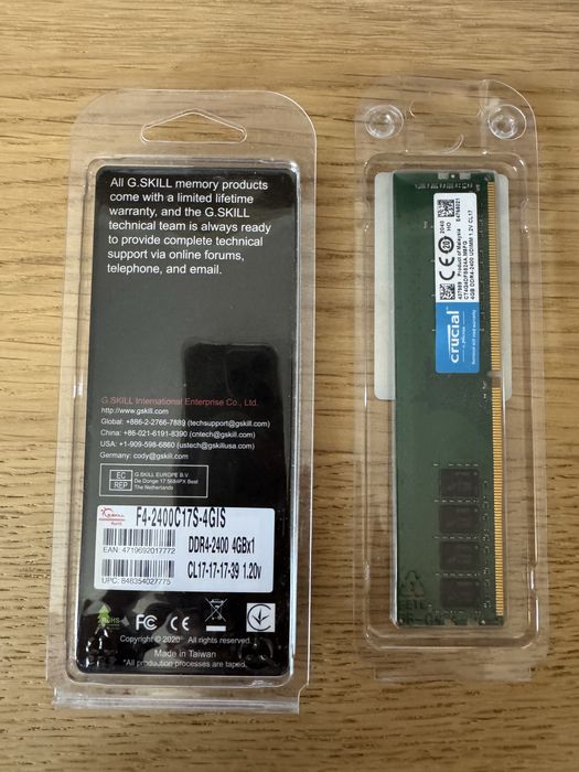 Memorias RAM 8GB DDR4 2400