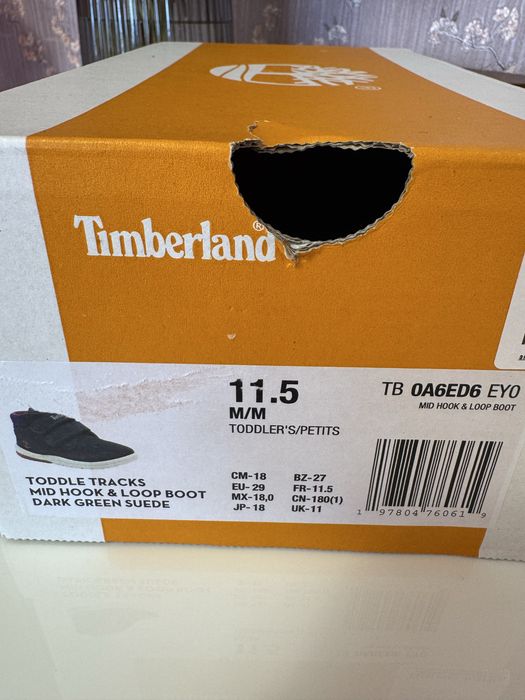 Дитячі черевики Timberland Toddle Tracks