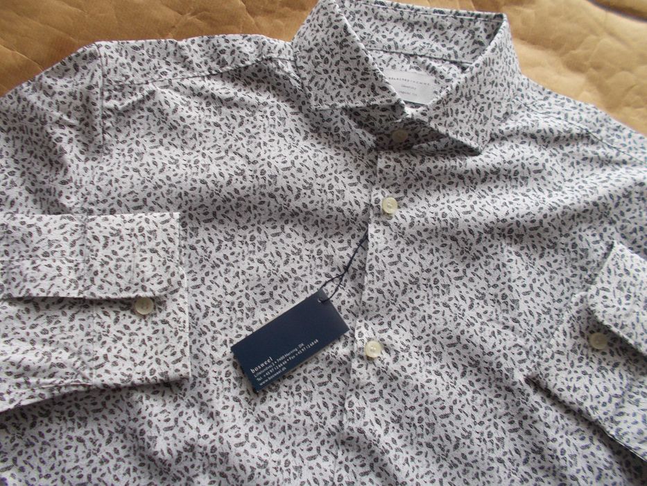 -M- SELECTED HOMME Designerska Nowa Koszula Męska M 40 cm Dania