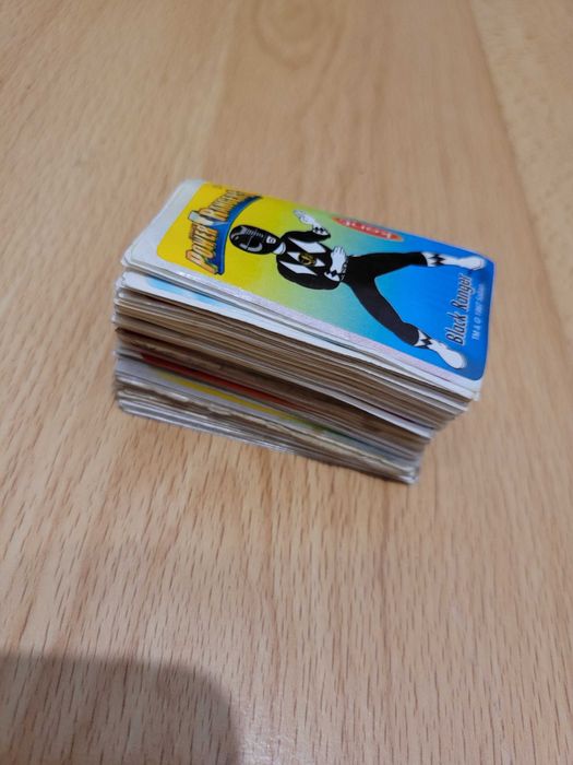 Mighty Morphin Power Rangers Kent 1997 stickers bubble gum naklejki