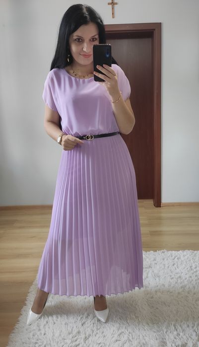 Sukienka długa maxi wesele komunia chrzciny