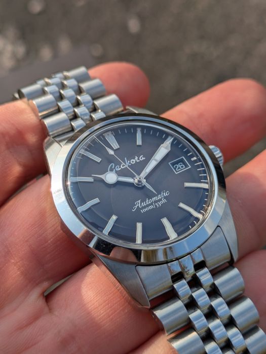 Zegarek Geckota E-01 ETA 2824-2 Szafir Automat