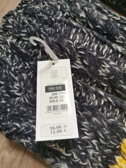 Nowy komplet dla chłopca szalik i czapka Smyk rozmiar 52 (2-3 lata)