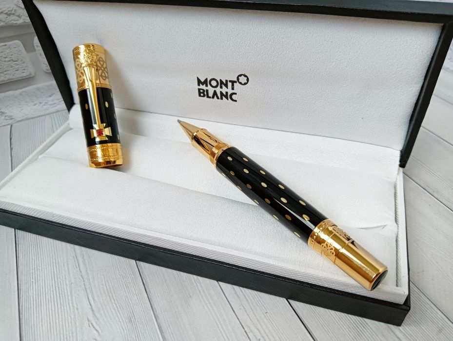 Кулькова металева ручка роллер Montblanc королева Єлизавета